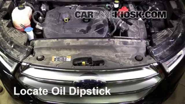 2016 Ford Edge Titanium 2.0L 4 Cyl. Turbo Huile Vérifier le niveau de l'huile